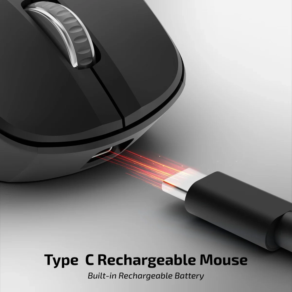 Iball Wireless Mouse GLIDR S300 Black view 5